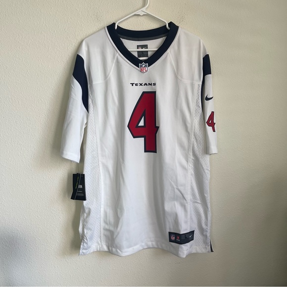 Nike NFL Watson Short Sleeve Jersey DN Field Texans Jersey Tee - Picture 1 of 8